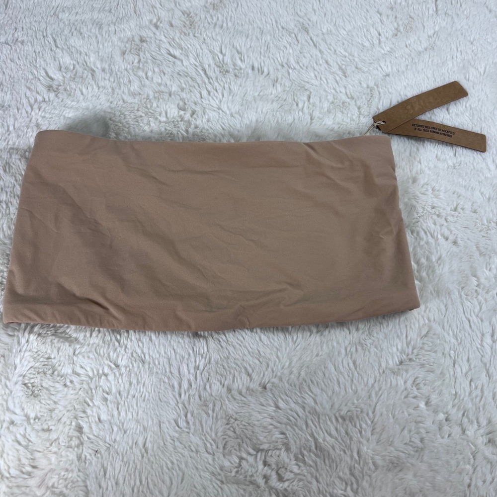 SKIMS Fit’s Every Body Seamless Bandeau, size small, color clay, NWT